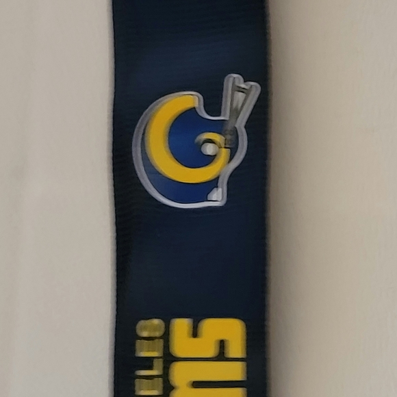 RAMS WRIST STRAP KEY CHAIN REPRESENT - Picture 2 of 5